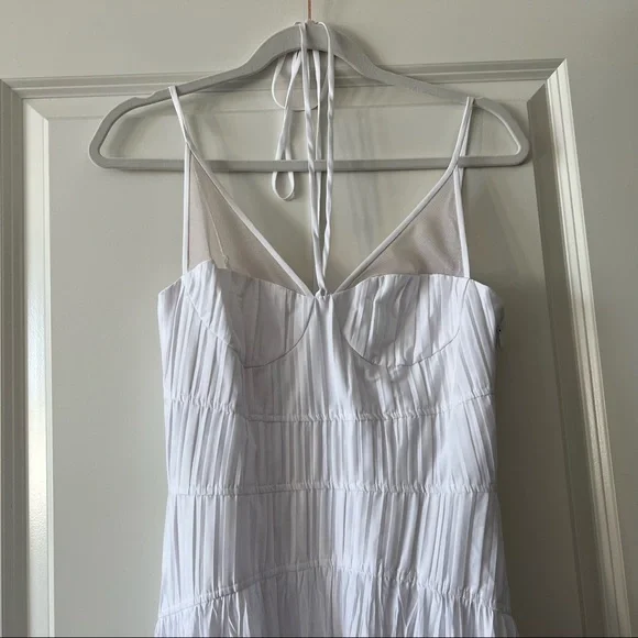 Indy Cotton Blend Plissé Maxi Dress - Picture 7 of 13